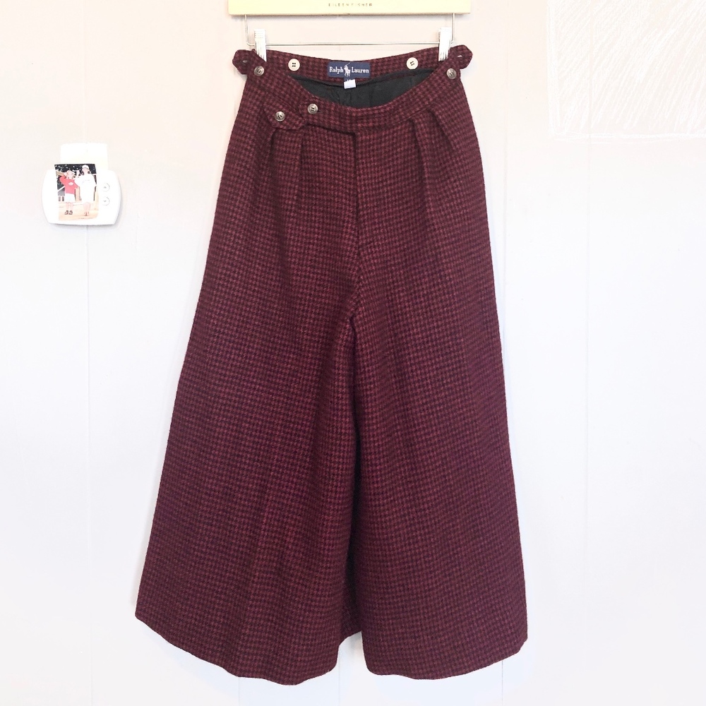 SOLD // Rare Vintage Ralph Lauren Wool Culottes